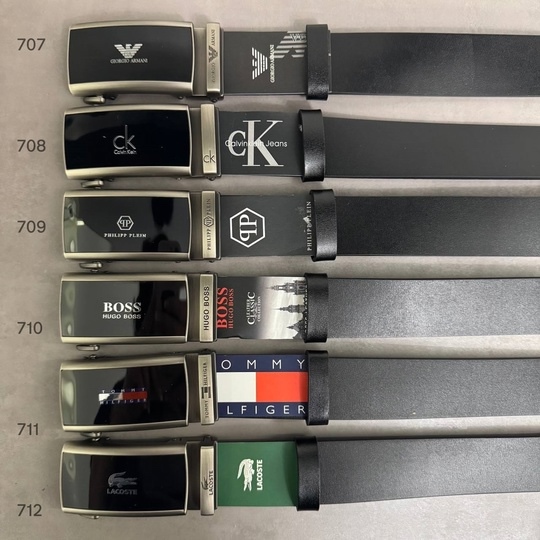 Ремень автомат натуральная кожа