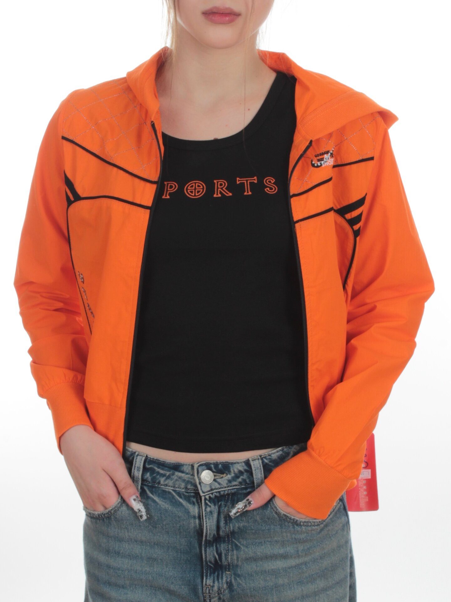 Майка и олимпийка - Костюм двойка женский (90% хлопок, 10%полиэстер)  Артикул: 9605-1