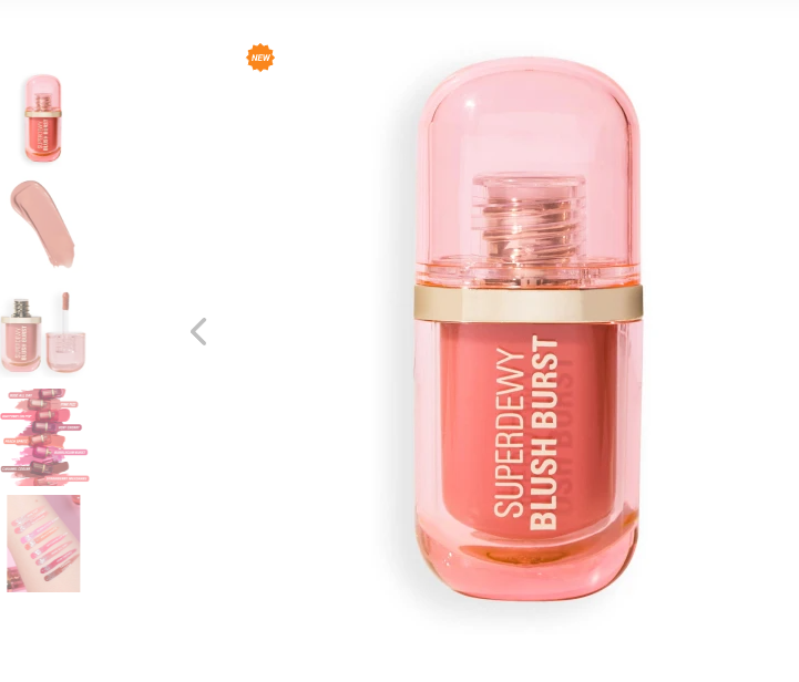 Румяна жидкие Super Dewy Blush Burst, Makeup Revolution Великобритания