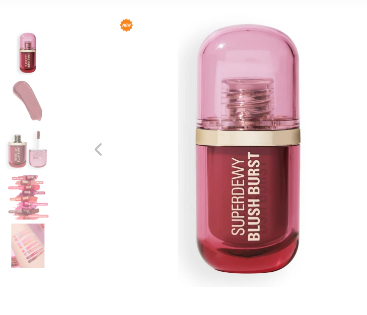 Румяна жидкие Super Dewy Blush Burst, Makeup Revolution Великобритания
