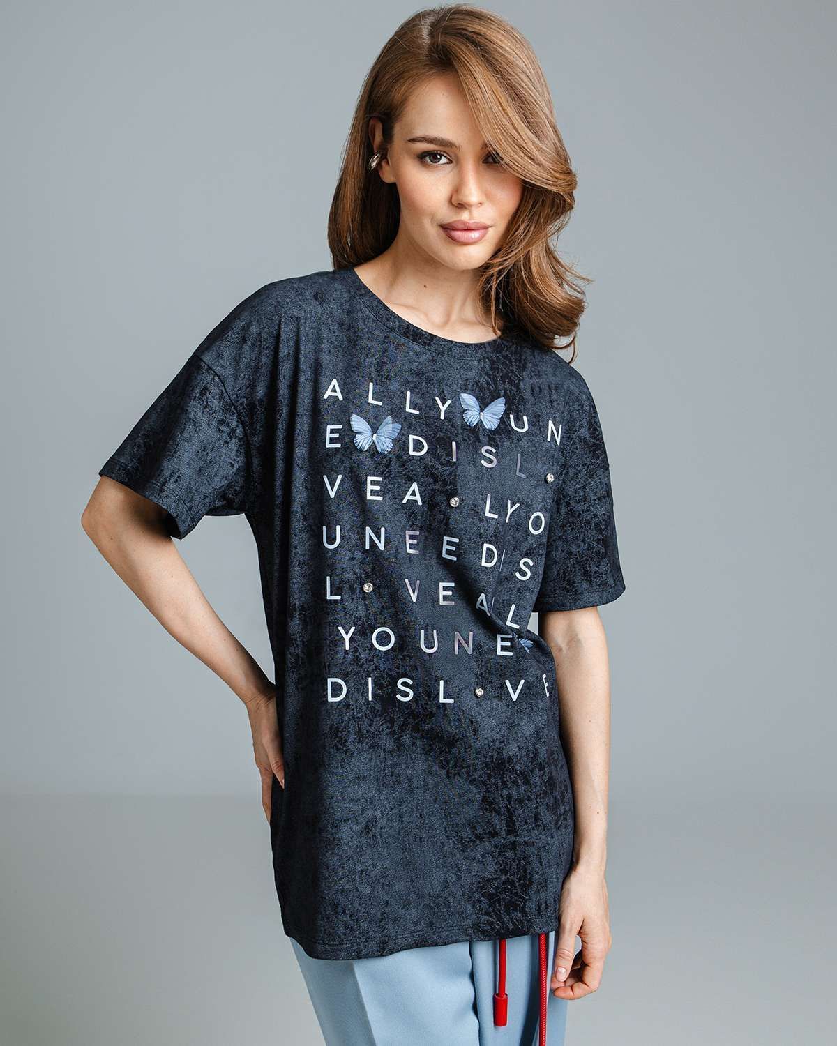 Футболка варёнка с принтом FD017