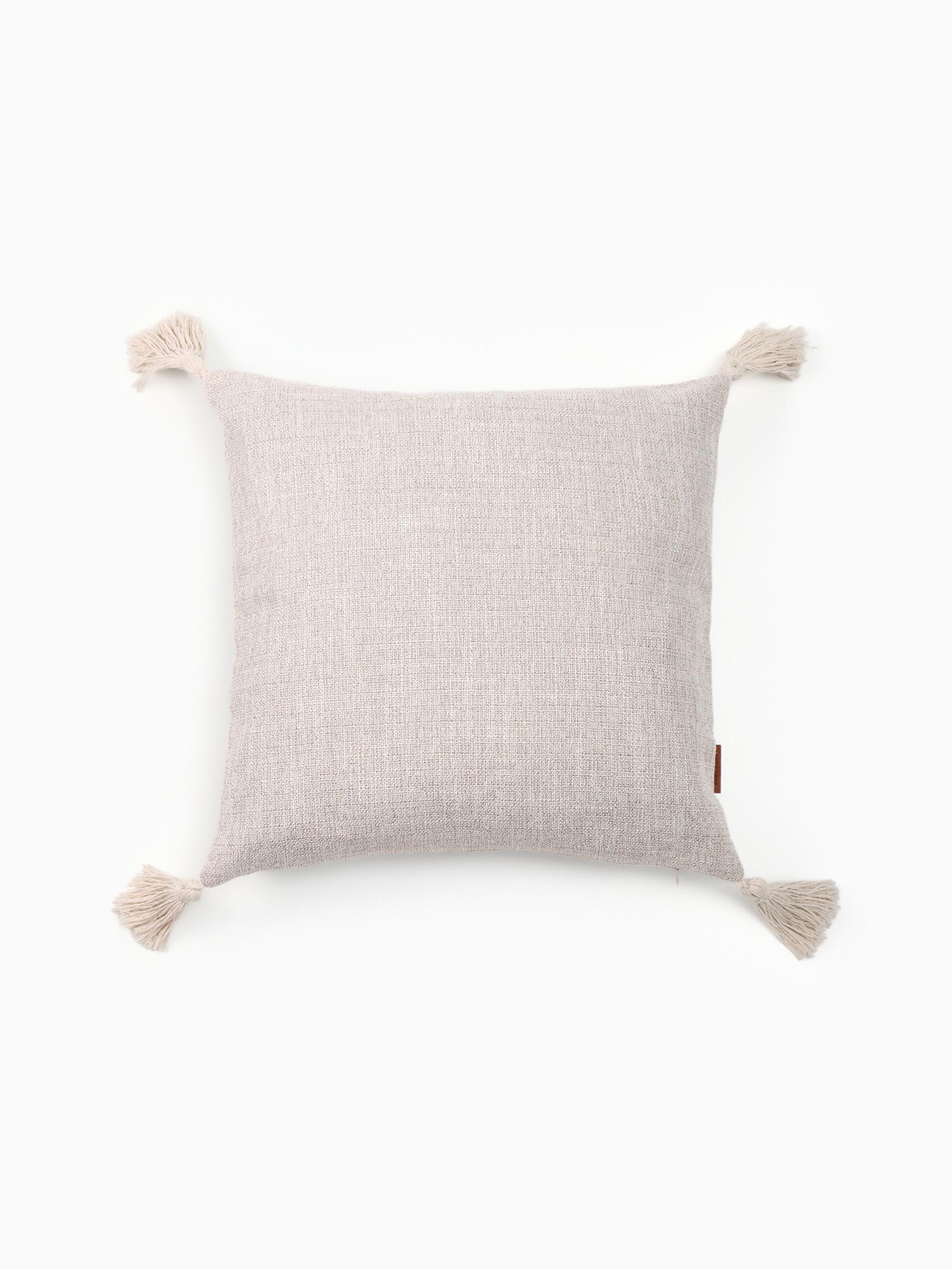 Наволочка декоративная SL Home «Пинелли», 43×43 см, бело - бежевая