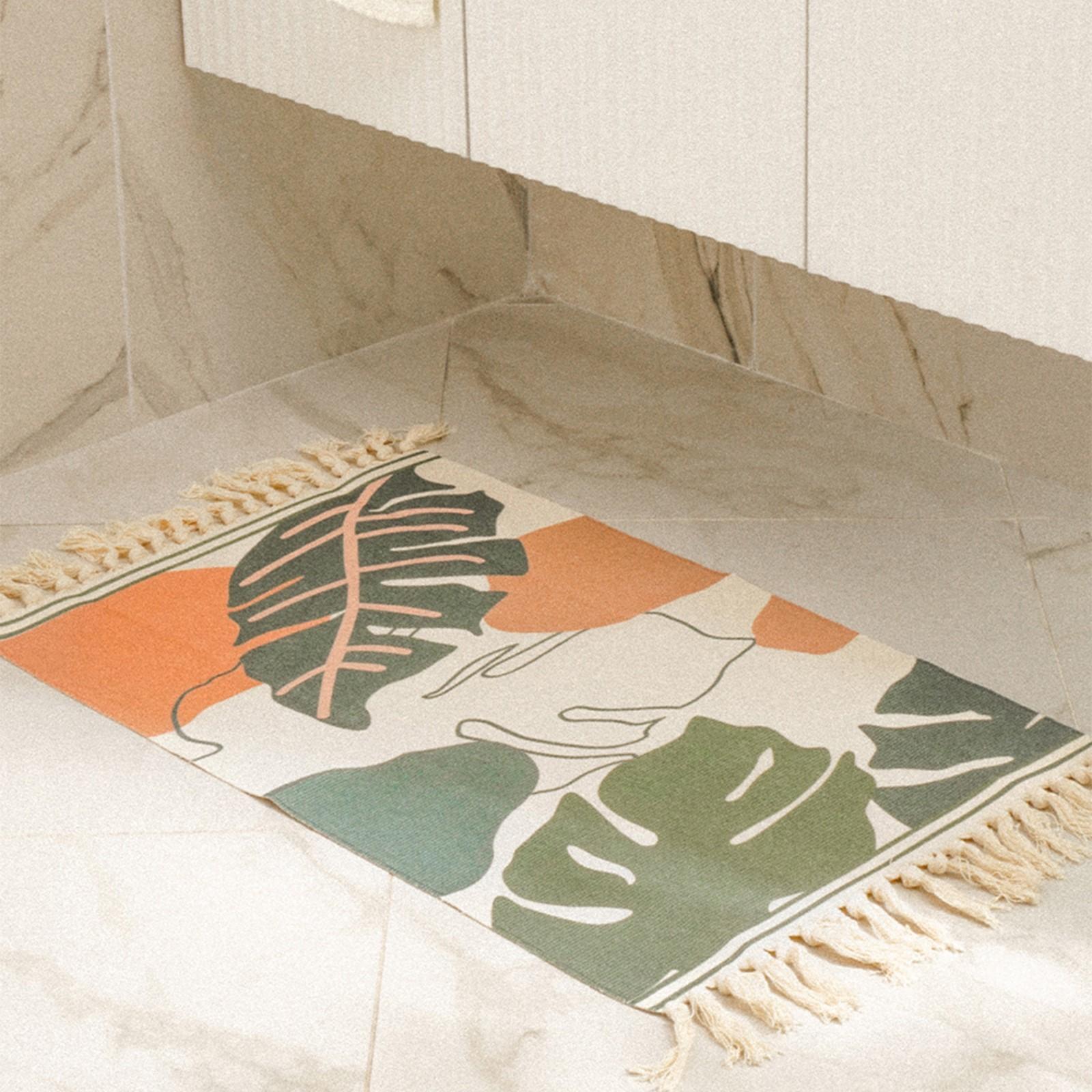 Коврик для дома SL Home Cotton, 60×90 см, молочный