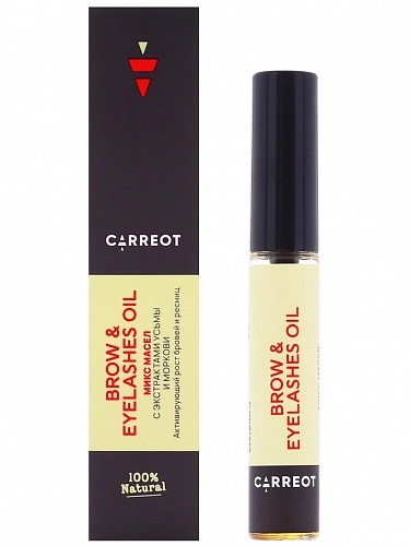 Масло усьмы для бровей и ресниц + экстракт моркови + 7 масел, 10 мл