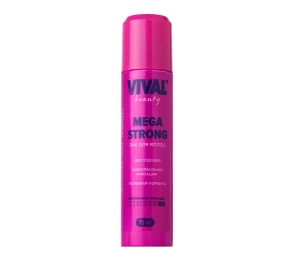 Лак для волос Mega strong VIVAL beauty Россия