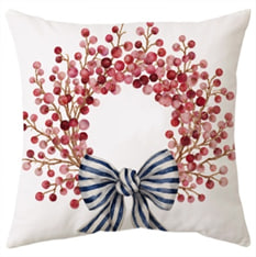 Наволочка с золотистыми бусинами