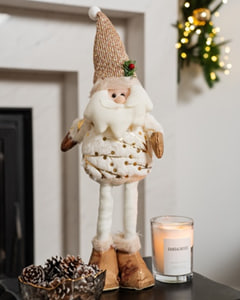 Фигурка Деда мороза на телескопических ножках