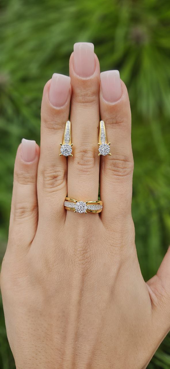 Комплект Серебро 925 пробы. Kf