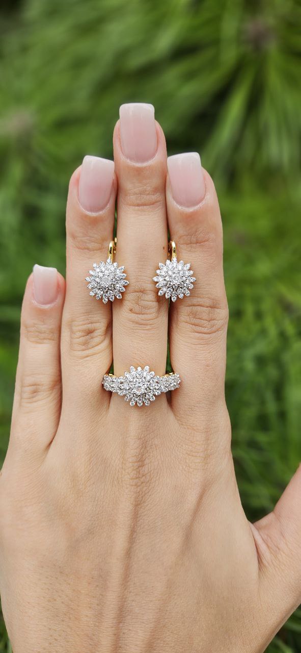 Комплект Серебро 925 пробы. Kf