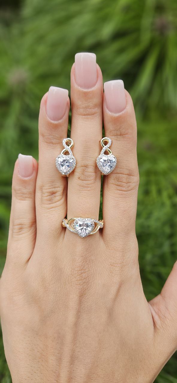 Комплект Серебро 925 пробы. Kf