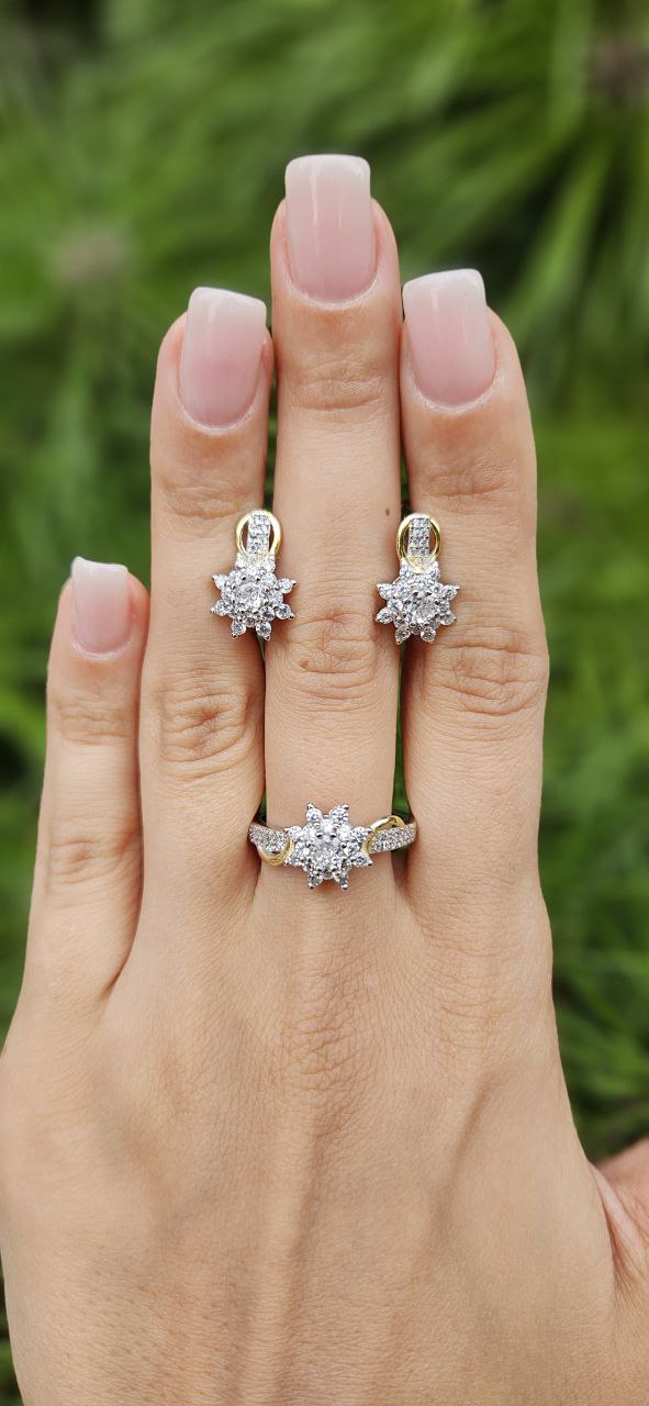 Комплект Серебро 925 пробы. Kf