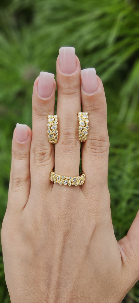 Комплект Серебро 925 пробы. Kf