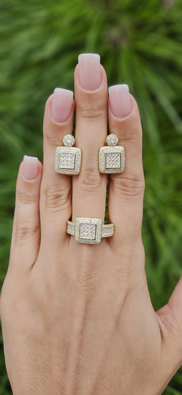 Комплект Серебро 925 пробы. Kf