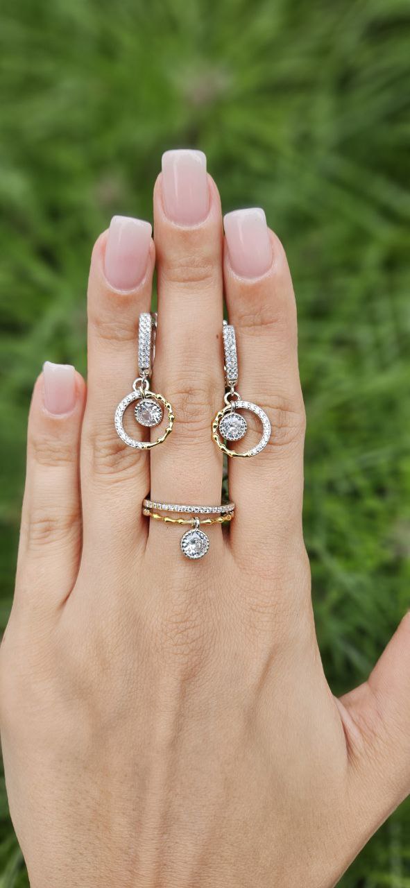 Комплект Серебро 925 пробы. Kf