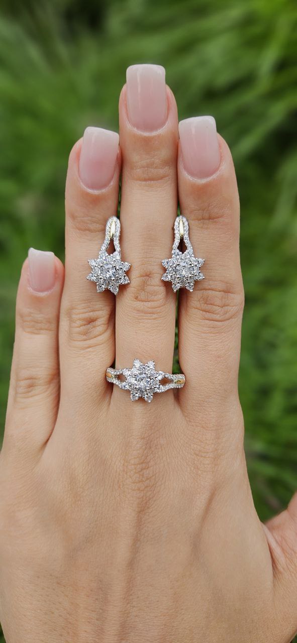 Комплект Серебро 925 пробы. Kf