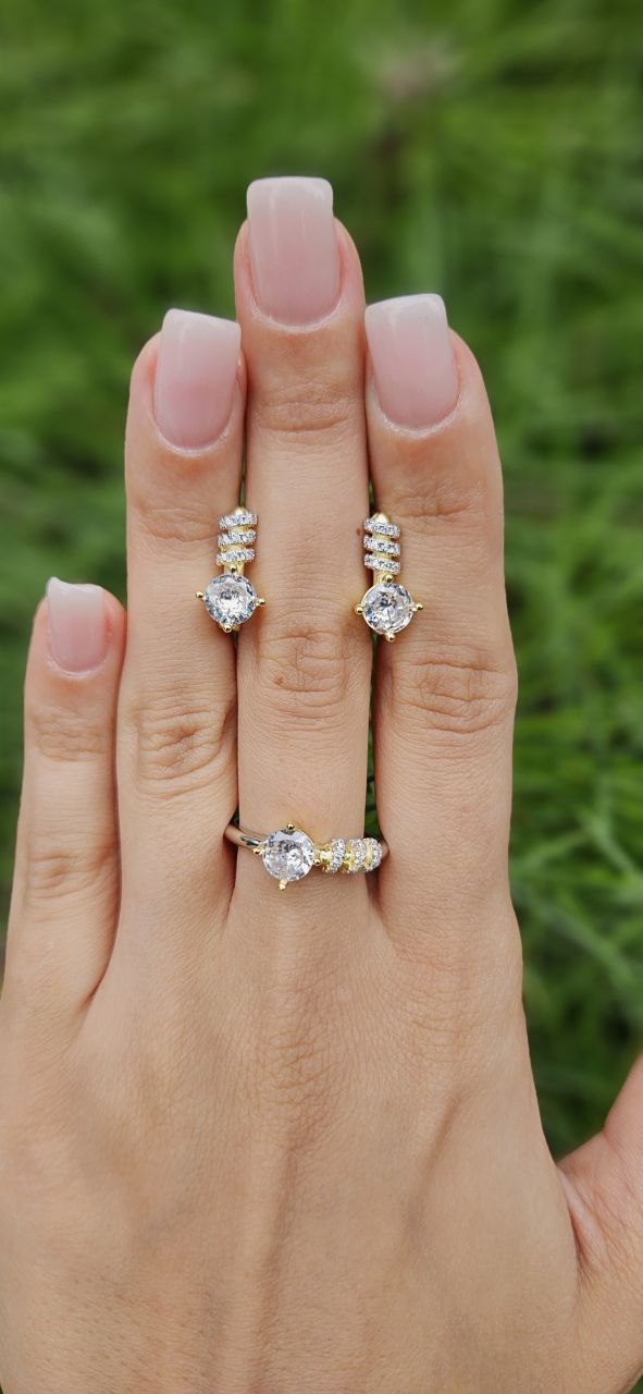 Комплект Серебро 925 пробы. Kf