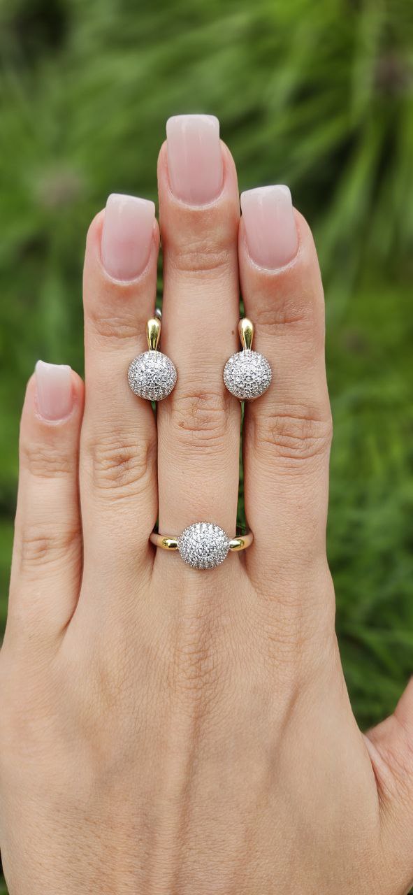 Комплект Серебро 925 пробы. Kf