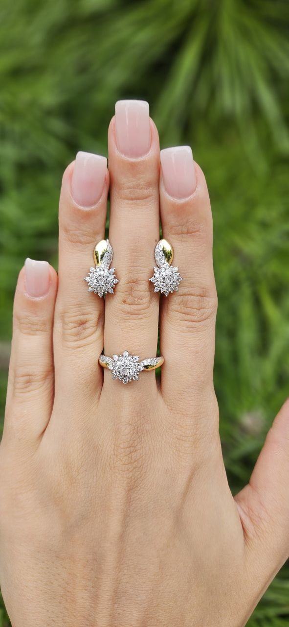 Комплект Серебро 925 пробы. Kf