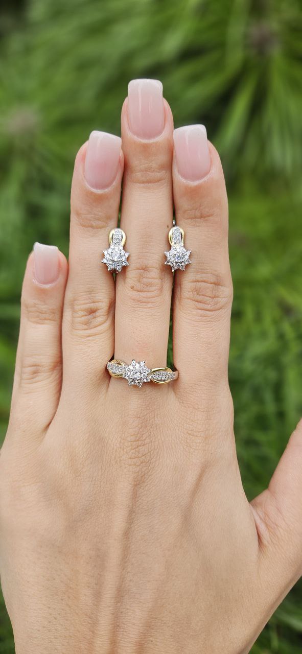 Комплект Серебро 925 пробы. Kf