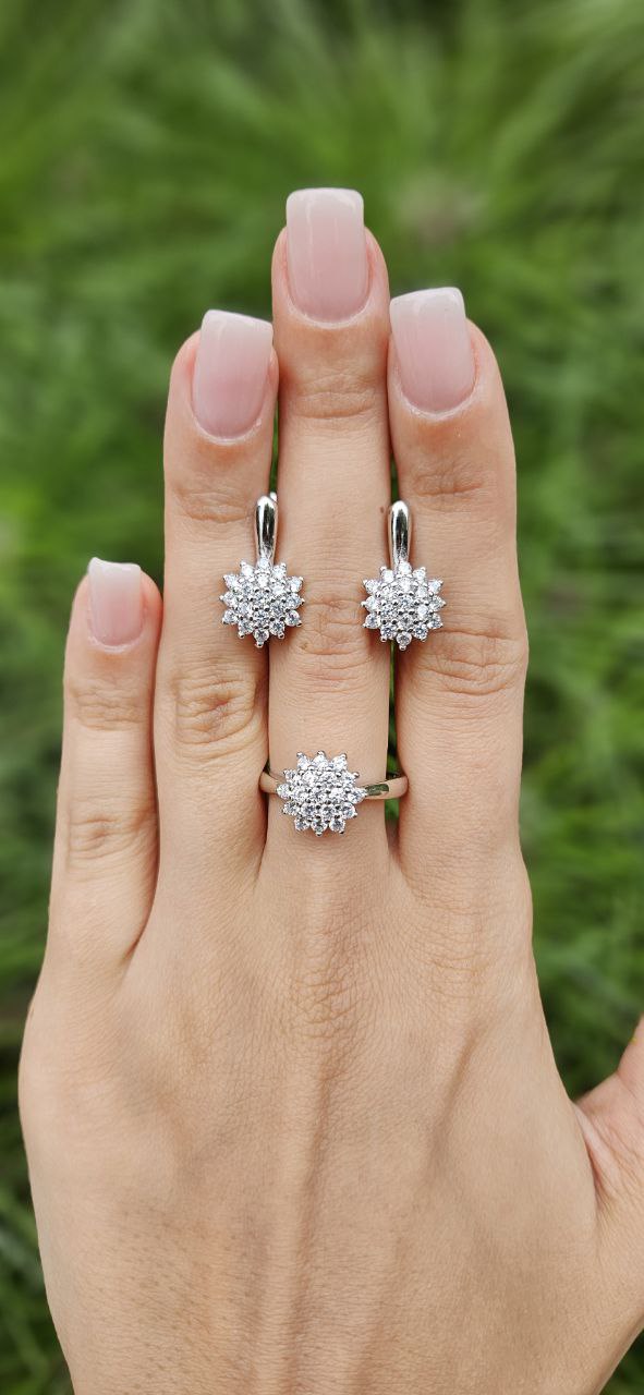 Комплект Серебро 925 пробы. Kf