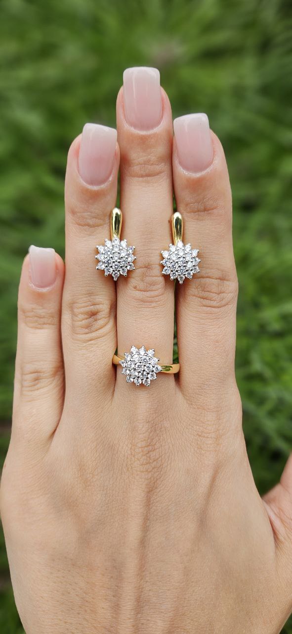 Комплект Серебро 925 пробы. Kf