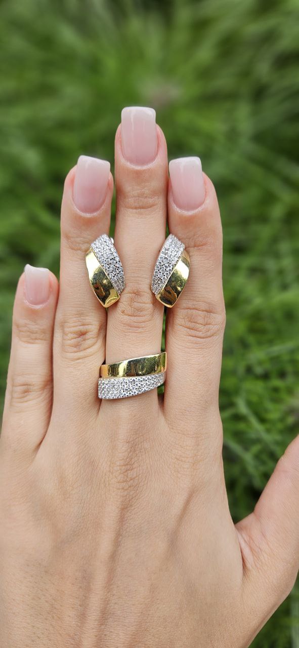 Комплект Серебро 925 пробы. Kf