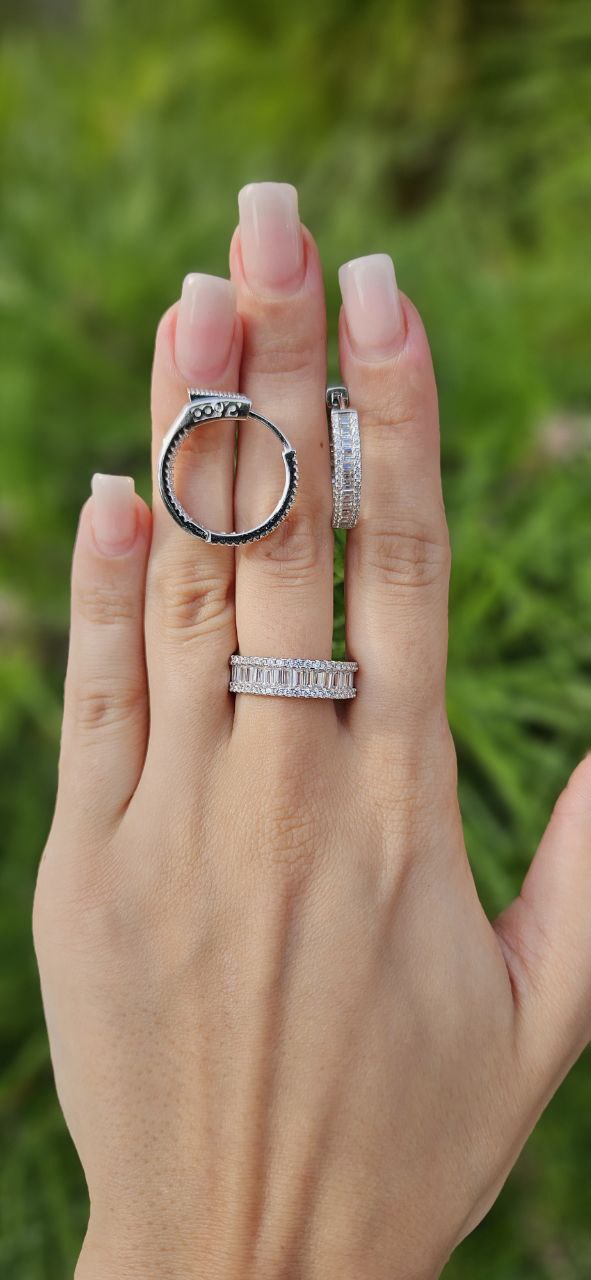 Комплект Серебро 925 пробы. Kf