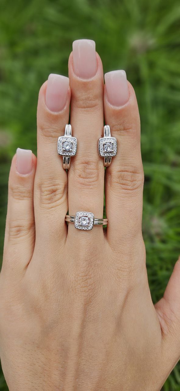 Комплект Серебро 925 пробы. Kf