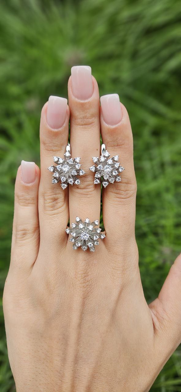 Комплект Серебро 925 пробы. Kf