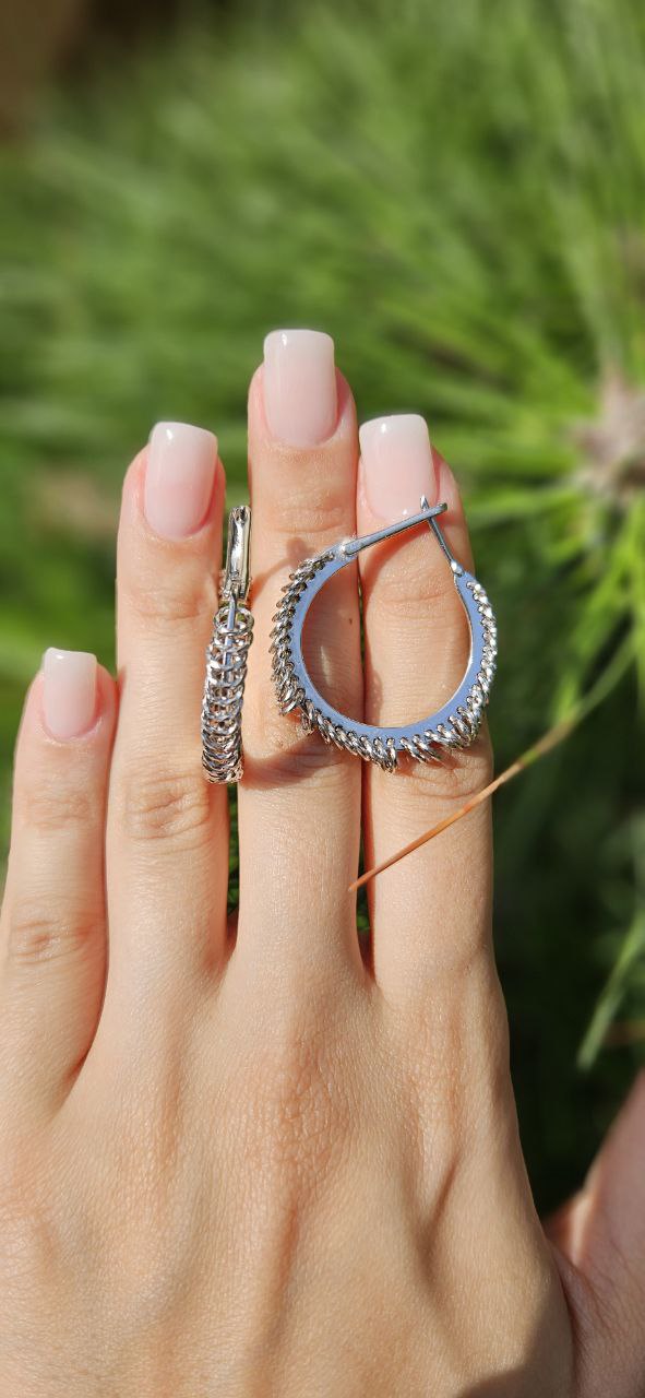 Серьги Серебро 925 пробы kf