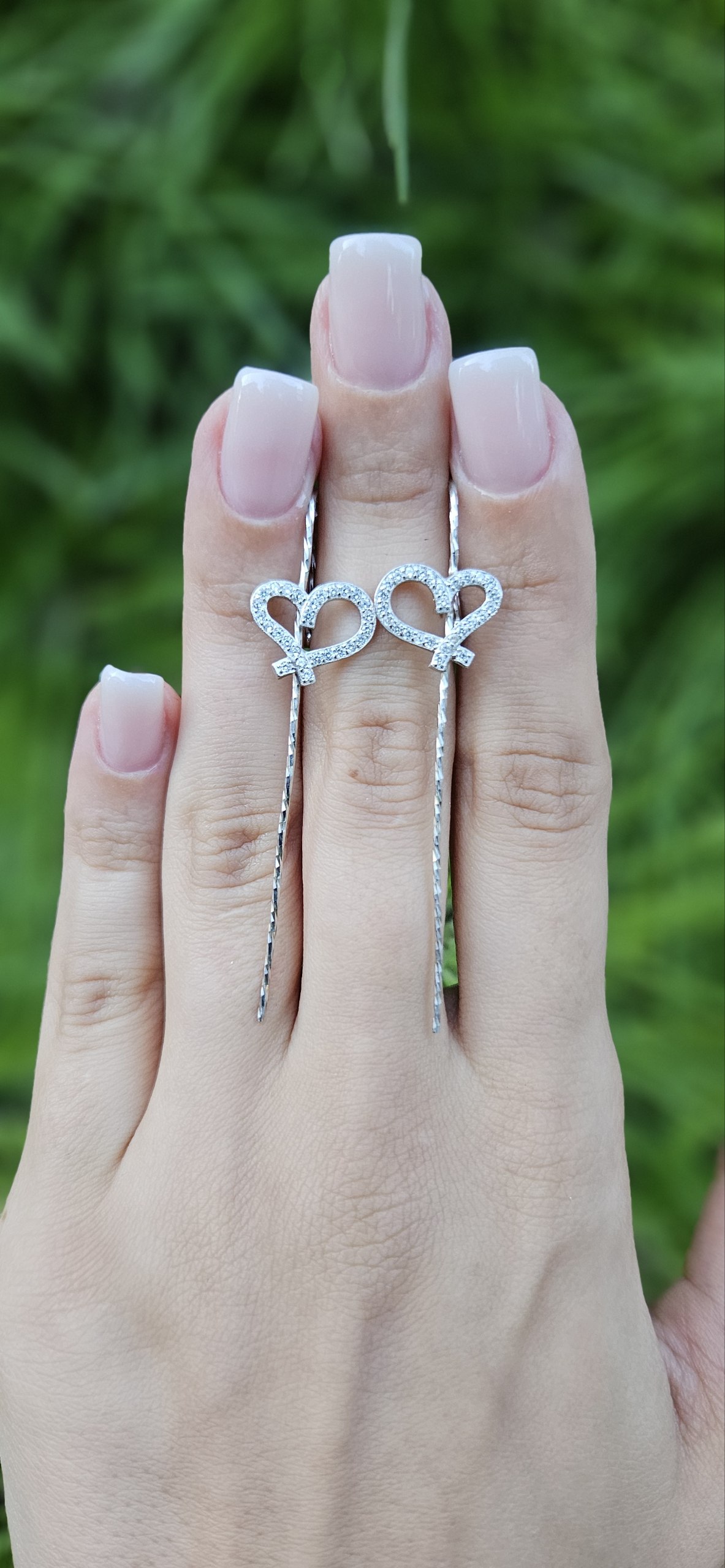 Серьги каффы Серебро 925 пробы kf