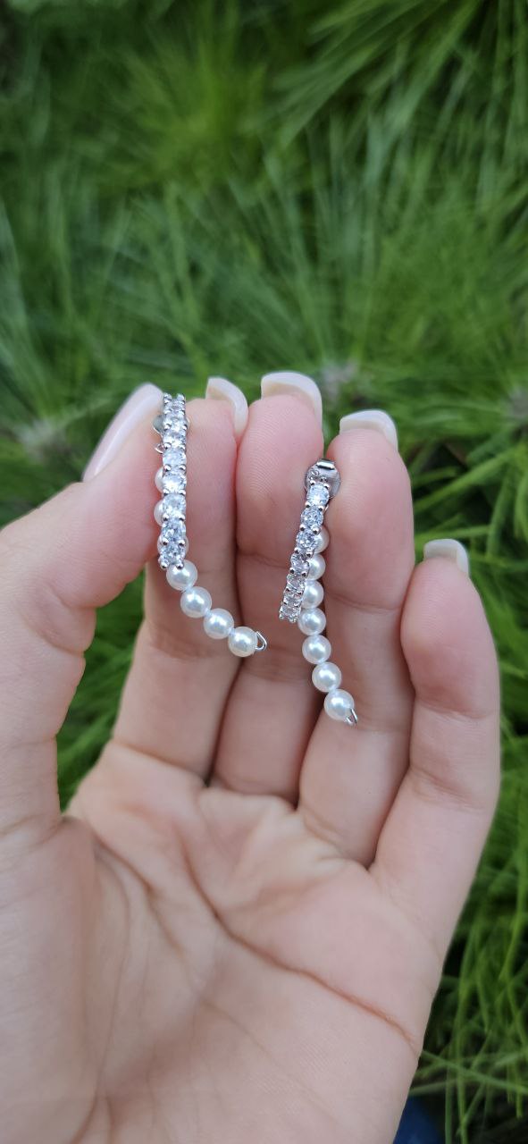 Серьги гвоздики Серебро 925 пробы kf