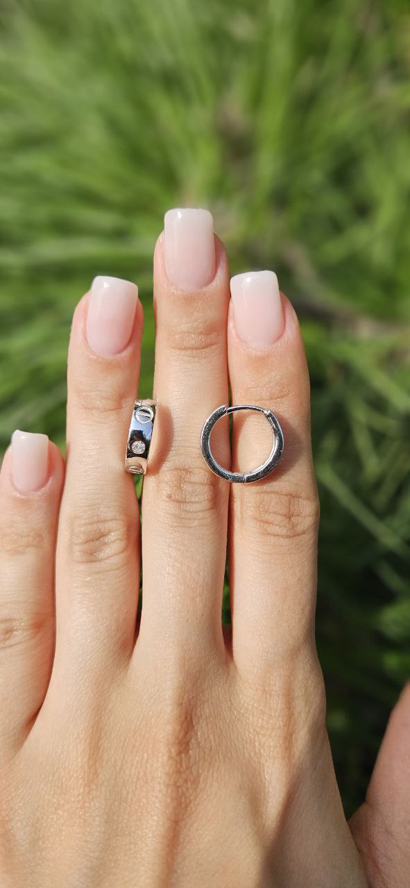 Серьги Серебро 925 пробы kf