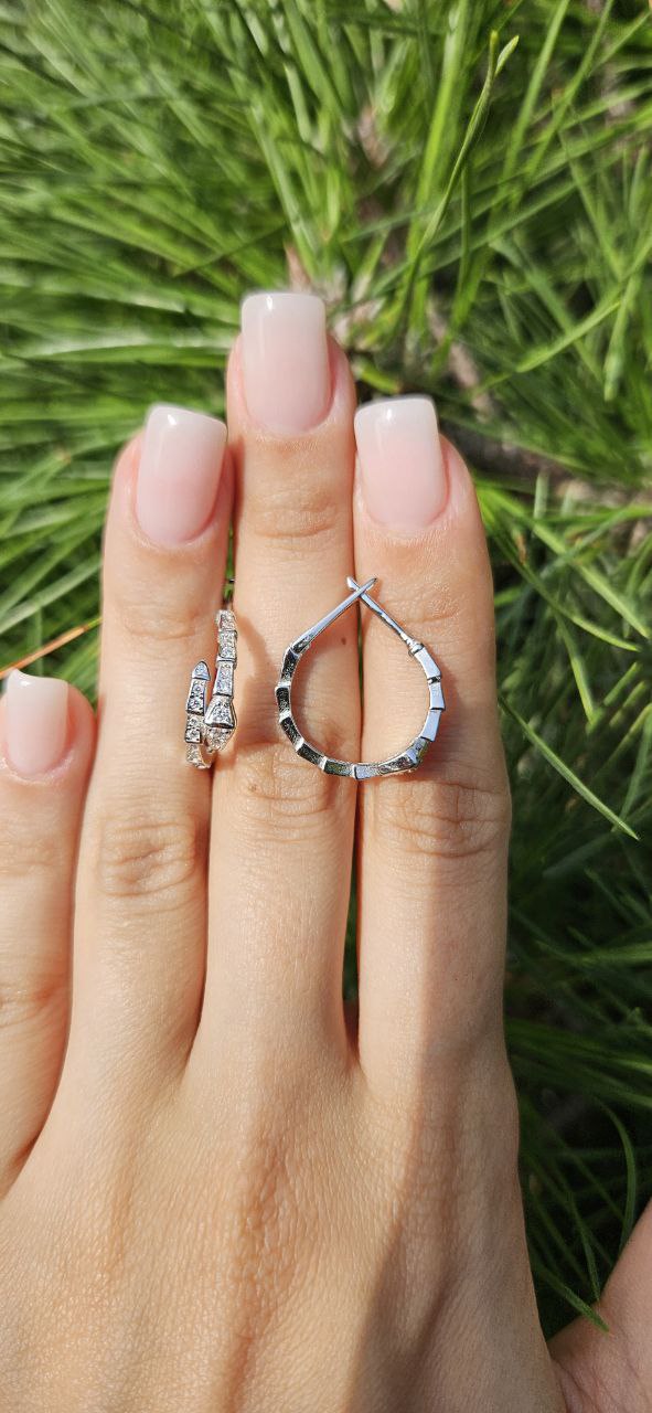 Серьги Серебро 925 пробы kf