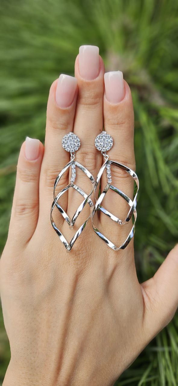 Серьги Серебро 925 пробы kf