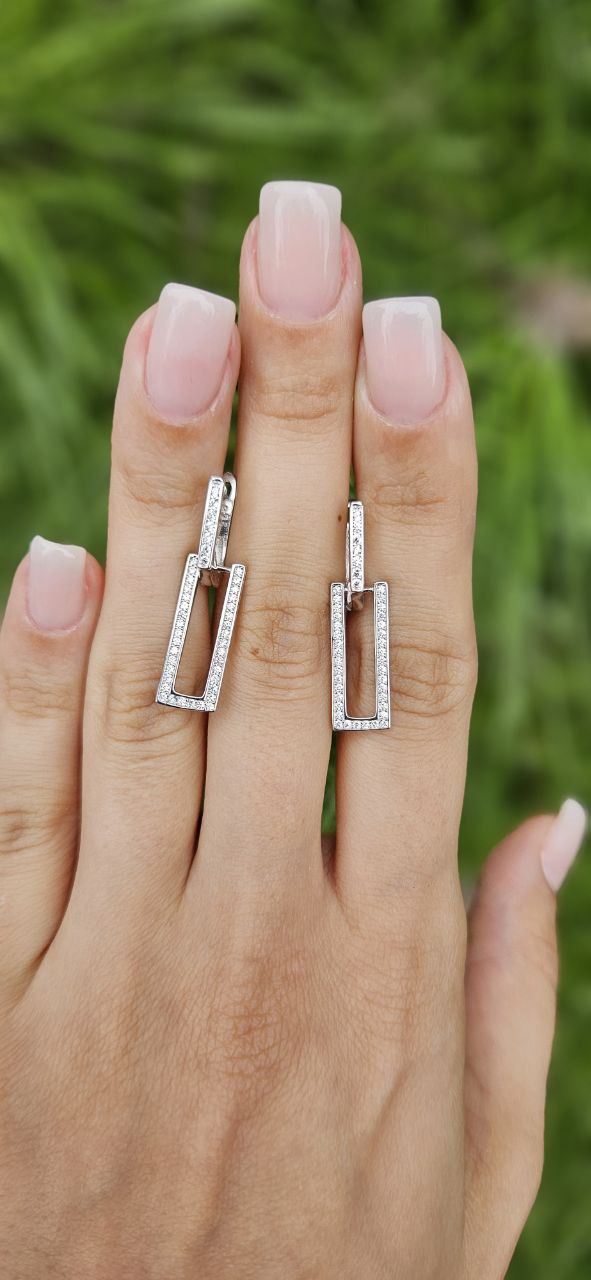 Серьги Серебро 925 пробы kf