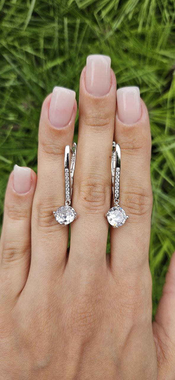 Серьги Серебро 925 пробы kf