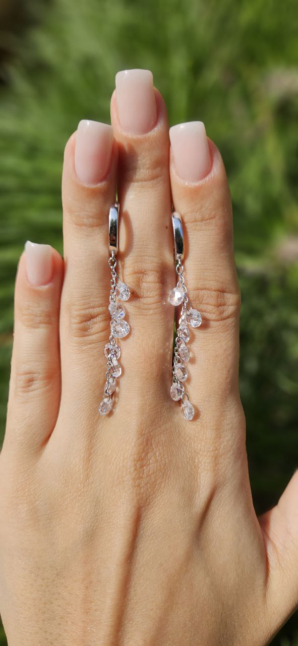 Серьги Серебро 925 пробы kf