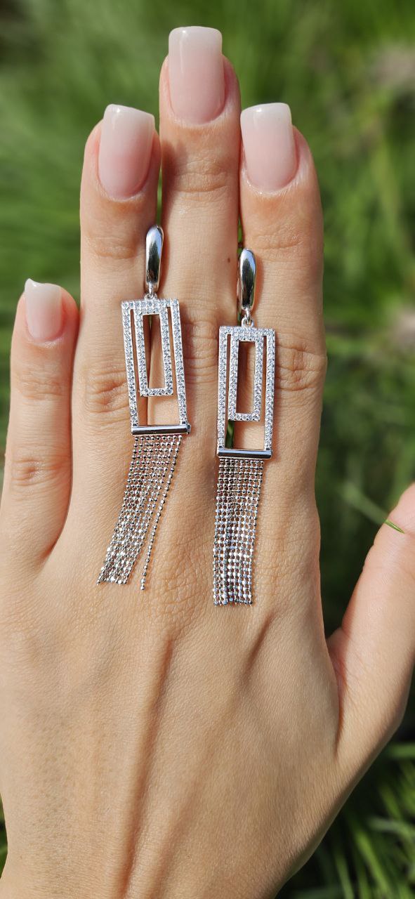 Серьги Серебро 925 пробы kf