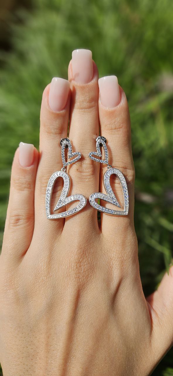 Серьги Серебро 925 пробы kf