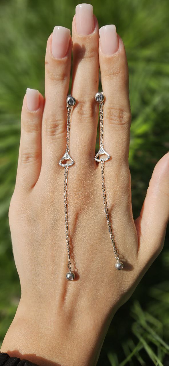 Серьги Серебро 925 пробы kf