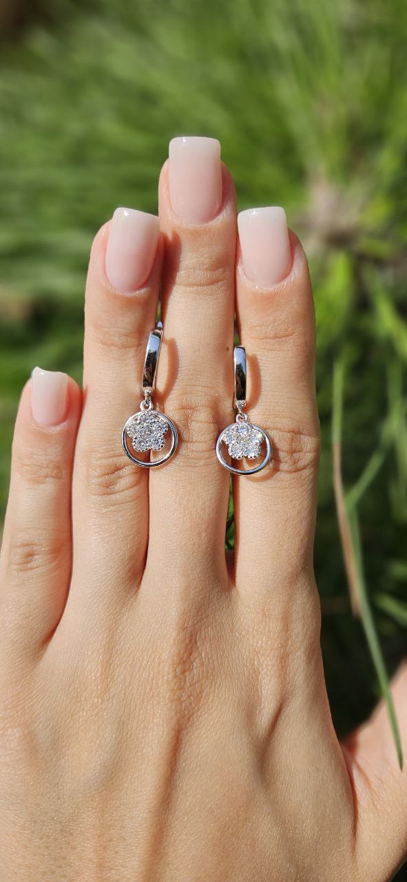 Серьги Серебро 925 пробы kf