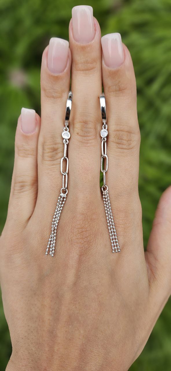 Серьги Серебро 925 пробы kf