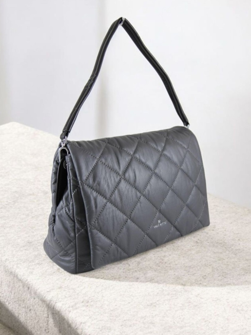 Сумка женская из кожзаменителя Valle Mitto V-60070 D.Gray
