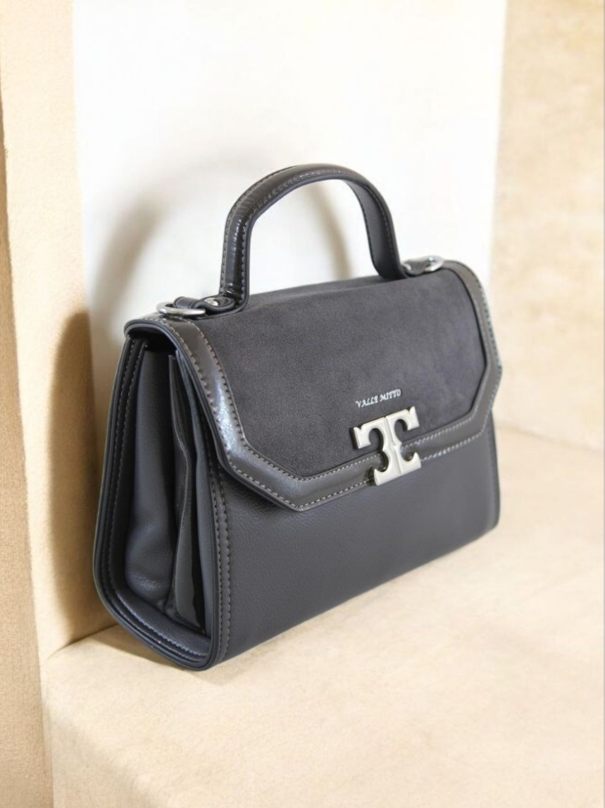 Сумка женская из кожзаменителя Valle Mitto V-60035 Gray