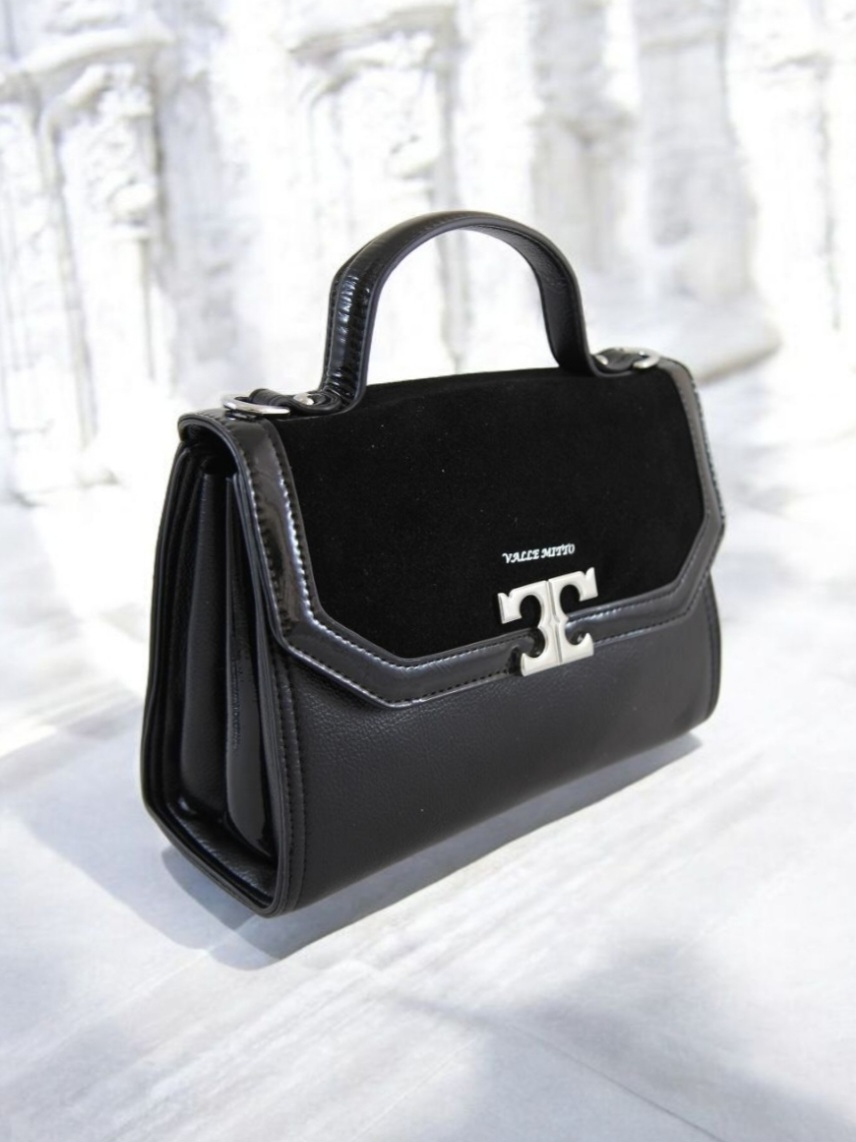 Сумка женская из кожзаменителя Valle Mitto V-60035 Black