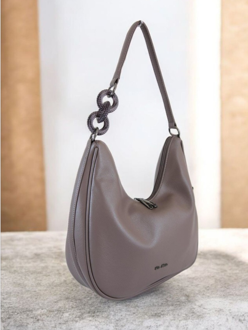 Сумка женская из кожзаменителя Valle Mitto A-4588# Песочная