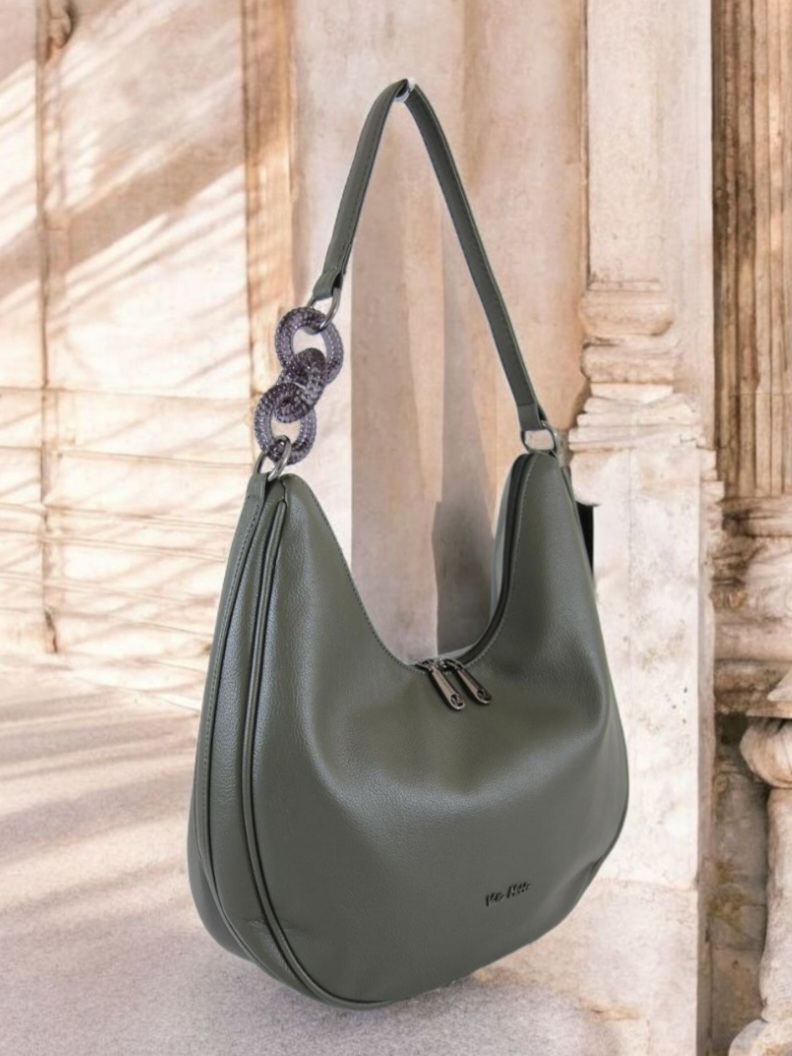 Сумка женская из кожзаменителя Valle Mitto A-4588# Зелёная