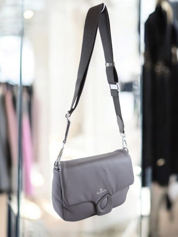 Сумка женская из кожзаменителя Valle Mitto V-60082 D.Gray