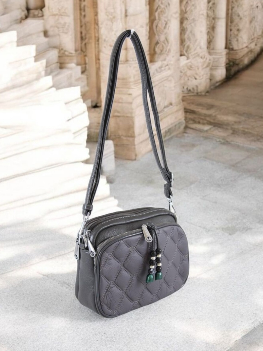 Сумка женская из кожзаменителя Valle Mitto V-60067 D.Gray